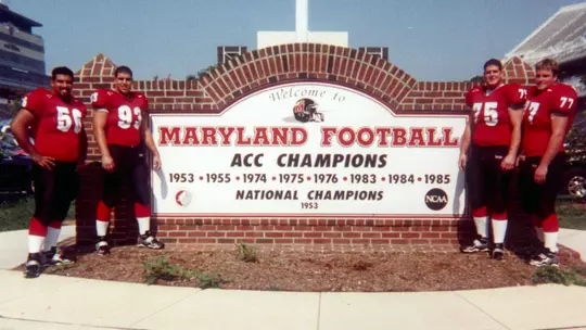 Jamie Wu with other 1999 Team Captains