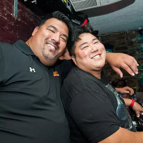 Jamie Wu with son