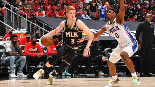 Kevin Huerter - 2021 NBA Playoffs - Philadelphia 76ers v Atlanta Hawks