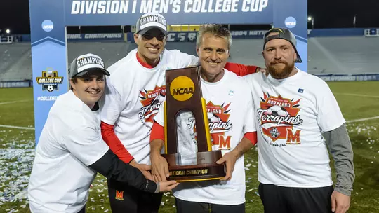 Sasho Cirovski with 2018 Coaching Staff