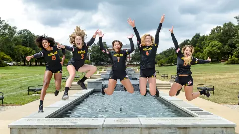 2015 Maryland Volleyball senior class