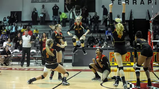 Terps Volleyball tops Duke in 2021