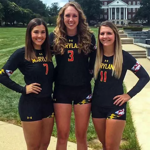 Kelsey Hrebenach with teammates