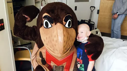 Griff Greenwalt and Testudo