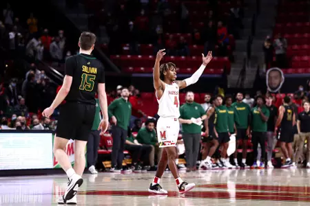 Fatts Russell (4)#21 Maryland Terrapins vs. Vermont Catamounts at XFINITY Center in College Park, MD on Saturday, Nov. 13, 2021. Zach Bland/Maryland Terrapins