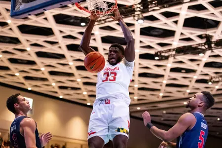 Qudus Wahab (33)NCAA MBB: Maryland Terrapins vs. Richmond Spiders at Baha Mar in Nassau, Bahamas on Thursday, Nov. 25, 2021. Zach Bland/Maryland Terrapins