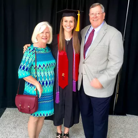 Bob Bodell and family at Bailey's graduation