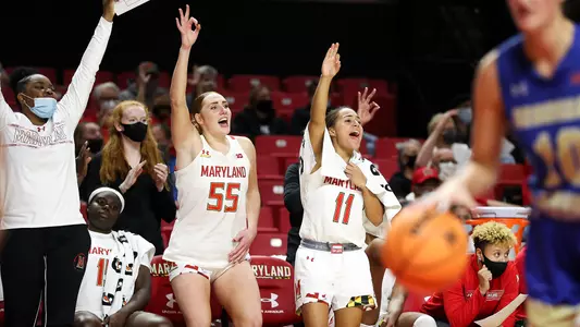 NCAA WBB: Exhibition: No. 4 Maryland Terrapins vs. Georgian Court Lions