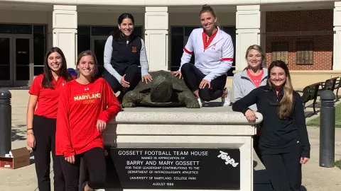 Megan McClelland with Sports Nutrition Staff