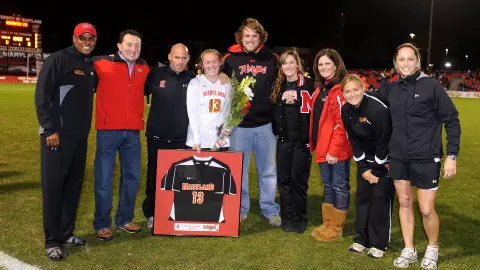 Annesia Faulkner on Senior Night