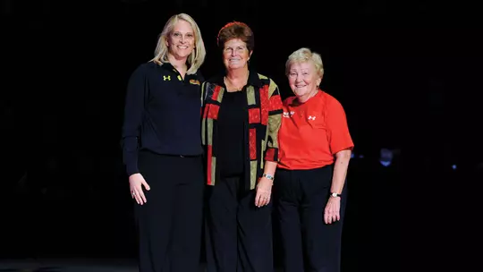 Brenda Frese, Chris Weller, and Dottie McKnight