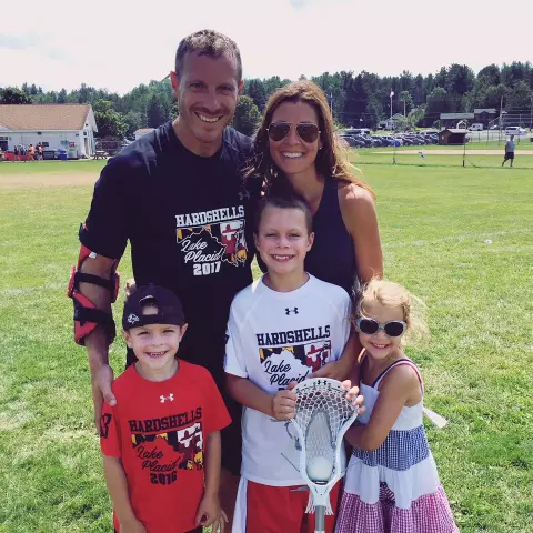 Mike Mollot with his family