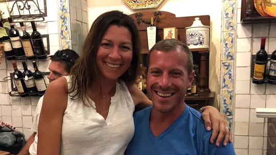 Mike Mollot with his wife