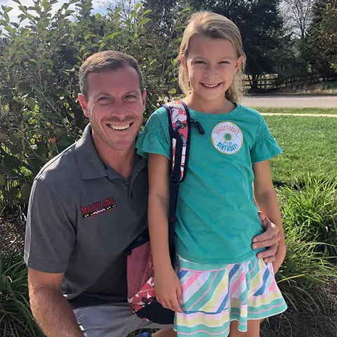 Mike Mollot with his daughter Morgan