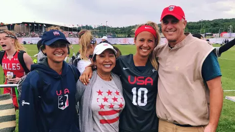 Alex Aust with family