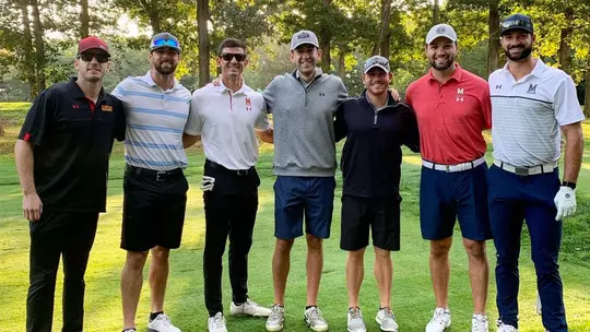 Rob Galligan with alums