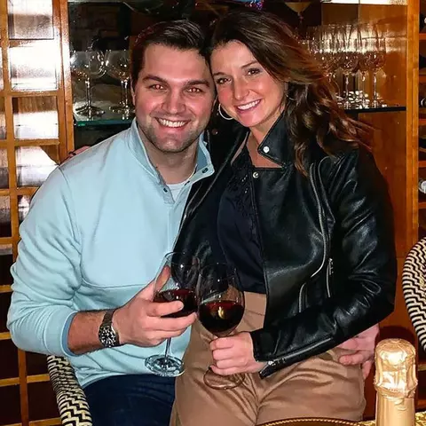 Rob Galligan with fiance