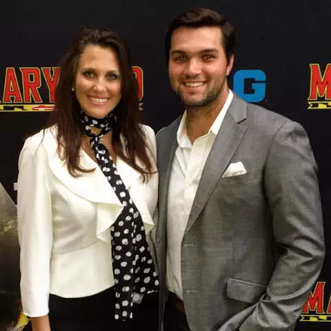 Rob Galligan with his mom