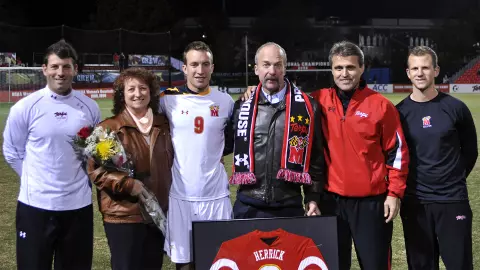 Jason Herrick on Senior Day