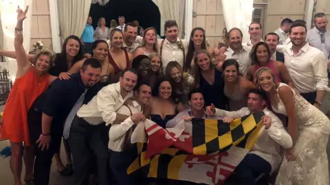Terps at the Asper-Tapman Wedding