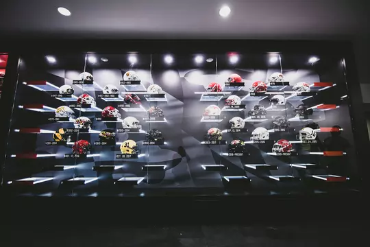 Jones-Hill House Helmet Display