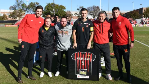 Johannes Bergmann on Senior Day