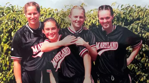 Monica Cyphert and teammates
