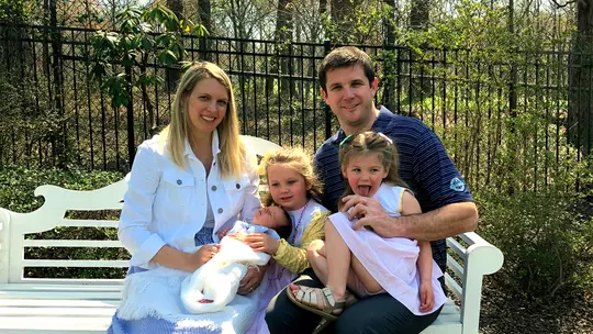 Joey Haynos with family