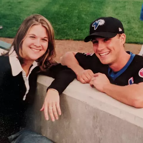 Kenny Beck with wife