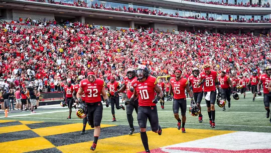 Terps Football Fans from 2019