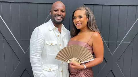 D'Qwell Jackson and wife