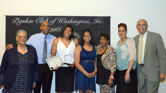 Courtney Wyche and family