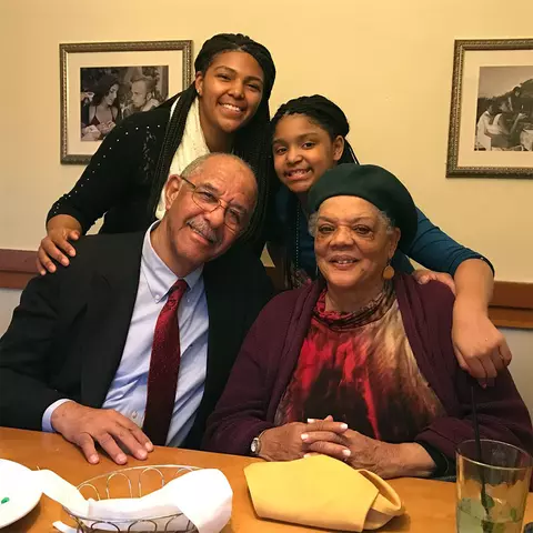 Courtney Wyche and family