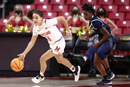 Katie Benzan (11). NCAA WBB: #10 Maryland Terrapins vs. Penn State Nittany Lions at XFINITY Center in College Park, MD on Thursday, Jan. 6, 2022. Zach Bland/Maryland Terrapins