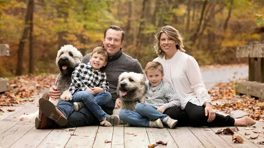 Todd Wike and family
