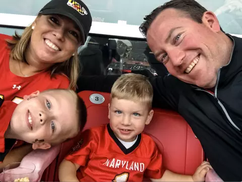 Todd Wike and family