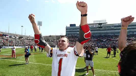 Attacker Logan Wisnauskas (1)#1 Maryland Terrapins vs. #7 Cornell Big Red in the Championship Final of the 2022 NCAA Menâ??s Lacrosse Tournament at Rentschler Field in East Hartford, Conn. on Monday, May. 30, 2022. Zach Bland/Maryland Terrapins