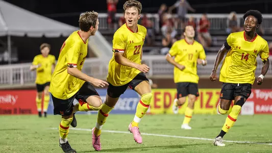 Defender Nick Richardson (22)Maryland Terrapins vs. Penn State at Ludwig Field in College Park on Tuesday, Sep. 20, 2022. Mackenzie Miles/Maryland Terrapins