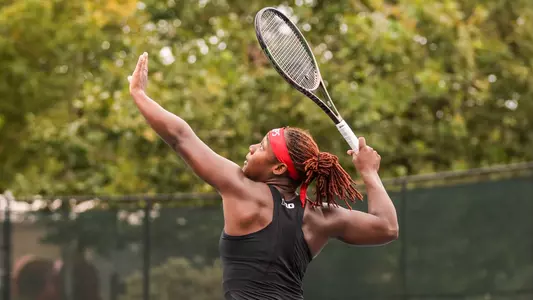 Tennis player Maryland Terrapins during the Bedford Cup Tournament at Junior Tennis Champions Center in College Park, MD on Friday, Sep. 30, 2022. Mackenzie Miles/Maryland Terrapins