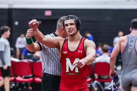 Dominic Solis
Maryland Quad Meet vs. Bloomsberg, Duke, American at The Pavillion in College Park, MD on Saturday, Nov. 5, 2022.
Chris Lyons/Maryland Terrapins