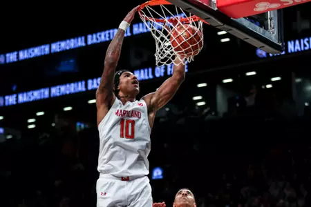 Forward Julian Reese (10)
Maryland Terrapins vs. University of Tennessee at Barclays Center in Brooklyn, NY on Sunday, Dec. 11, 2022.
Chris Lyons/Maryland Terrapins