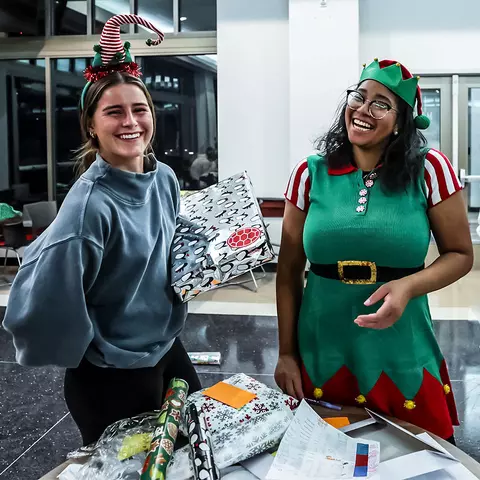 SAAC Adopt-A-Family Wrapping Party