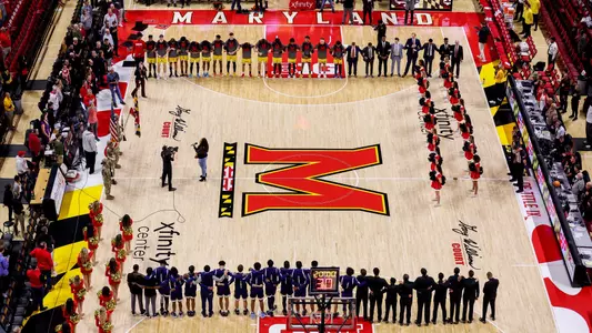 Maryland Terrapins vs. the St. Peter's Peacocks at Xfinity Center in Collge Park, MD on Thursday, December 22, 2022.
Mackenzie Miles/Maryland Athletics