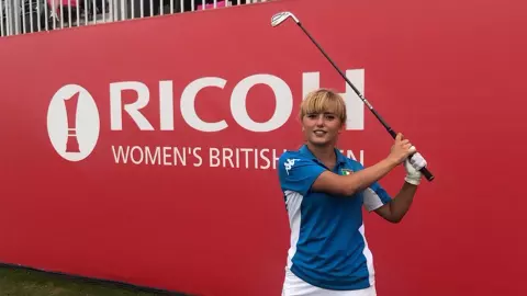 Ludovica Farina at the Women's British Open