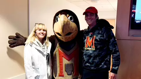 Ludovica Farina with Testudo and her husband