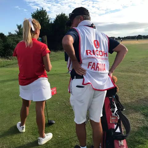 Ludovica Farina at the Women's British Open