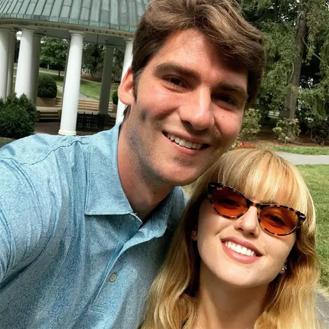 Ludovica Farina and husband