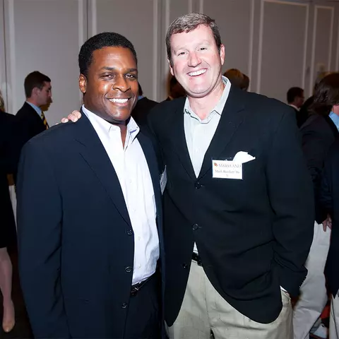 Curtis Roundtree with Mark Burdette