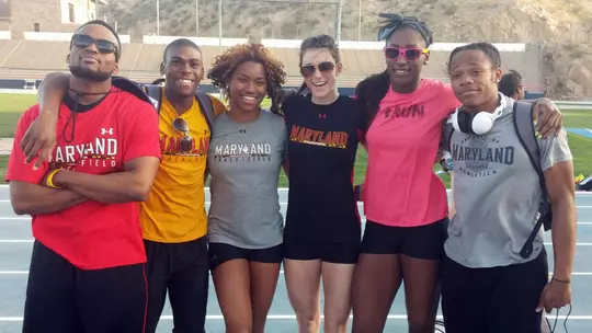 John and Ambur Davenport with teammates