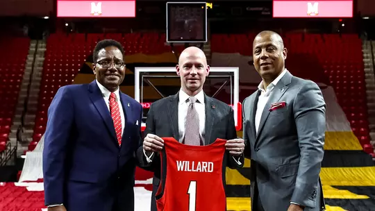 President Pines, Kevin Willard, and Damon Evans